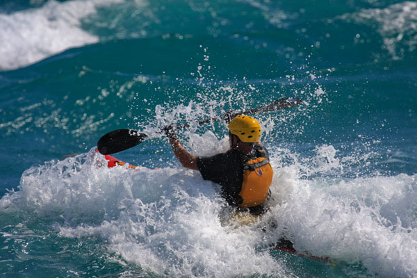 surf kayaking